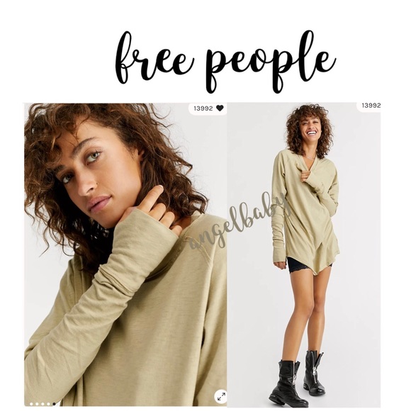 Free people Arden tee in Sacred Palm! - Picture 3 of 16